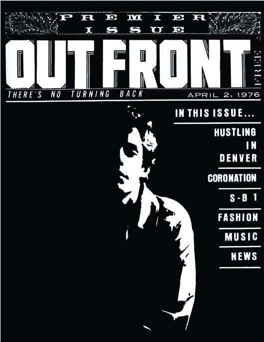 The first issue of Out Front Colorado.