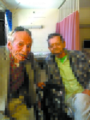 Cecil Bethea, left, and his partner Carl, right