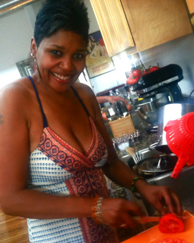 Nita Henry cooking