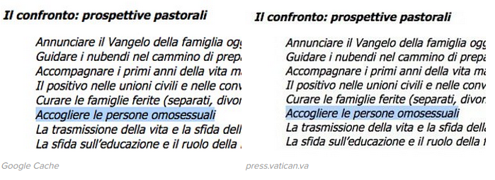 The Italian word "accogliere" is more closely related to the English word "welcoming."