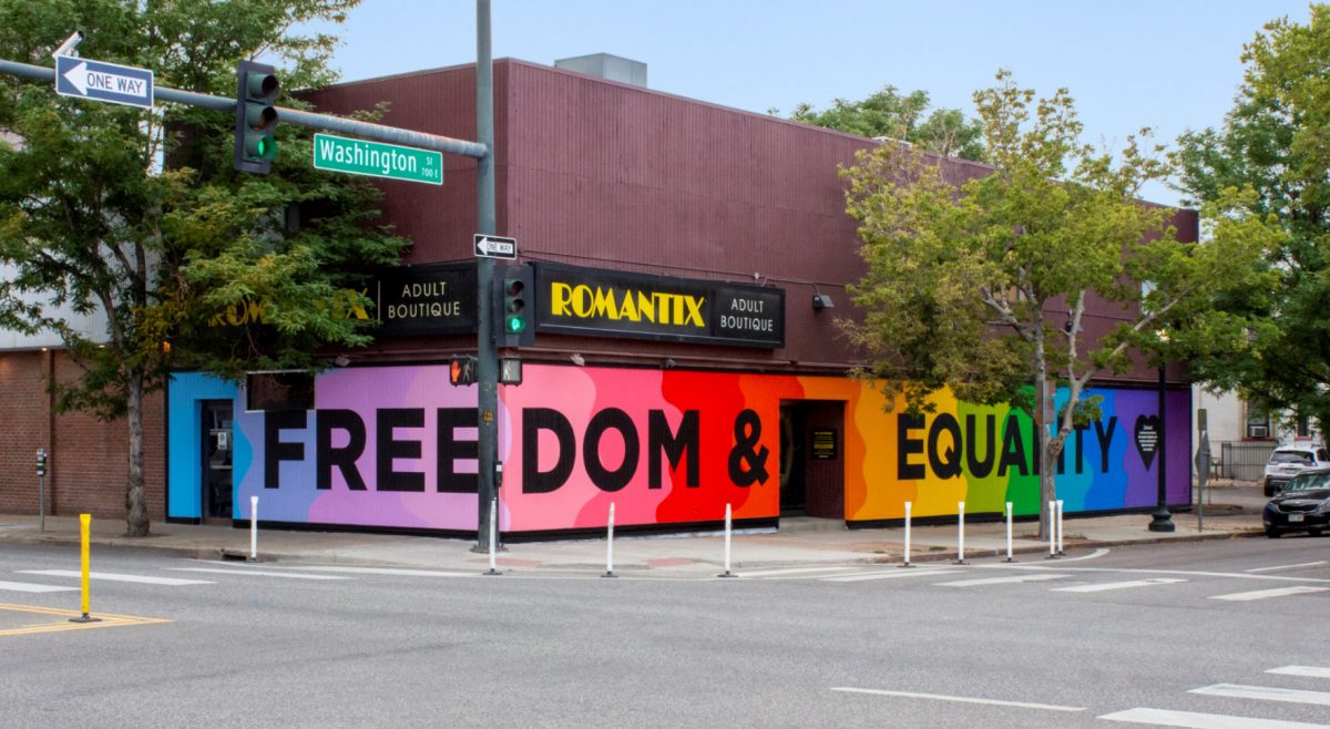 Romantix Uses Mural to Display Important Message in Denver - OUT FRONT