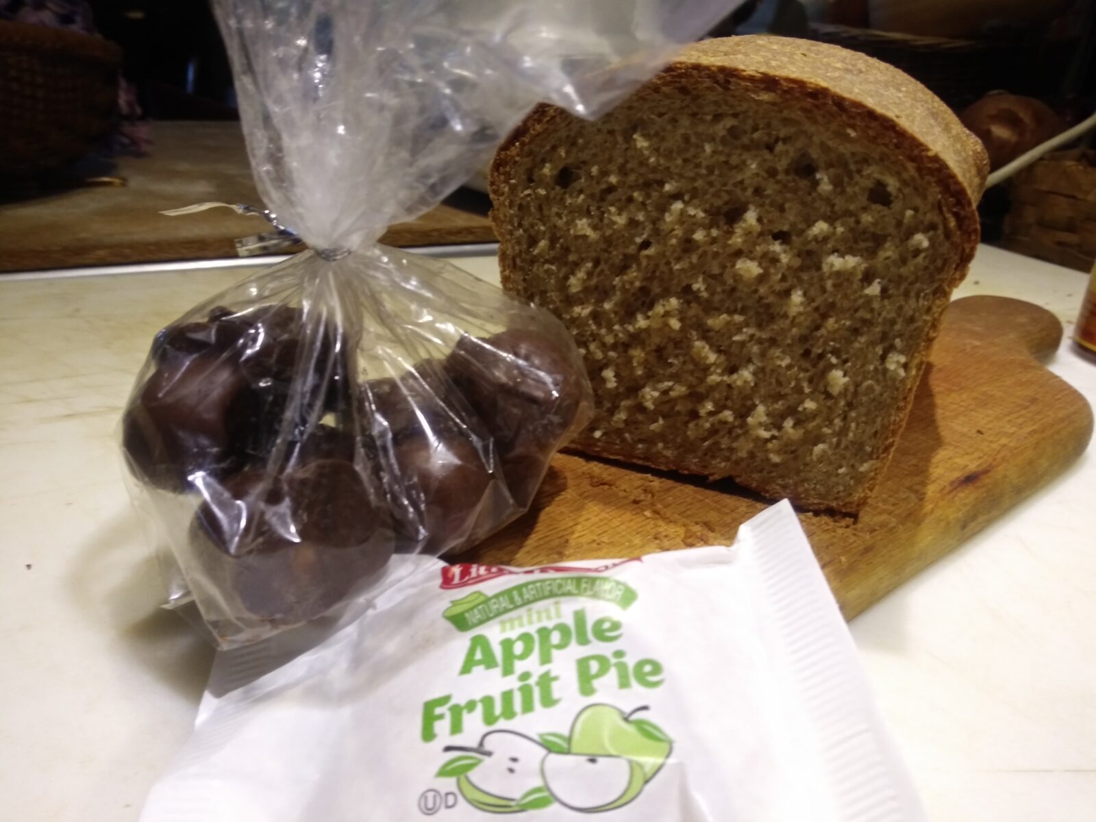 Carbs Bread Bonbons and a mini apple pie