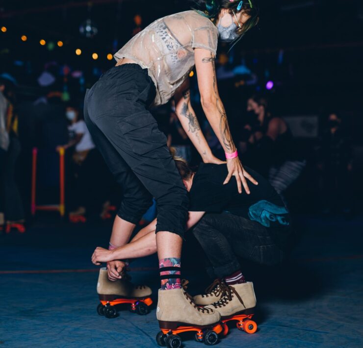 Rainbow Dome skate date