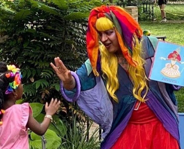 Drag Queen Story Hour reading