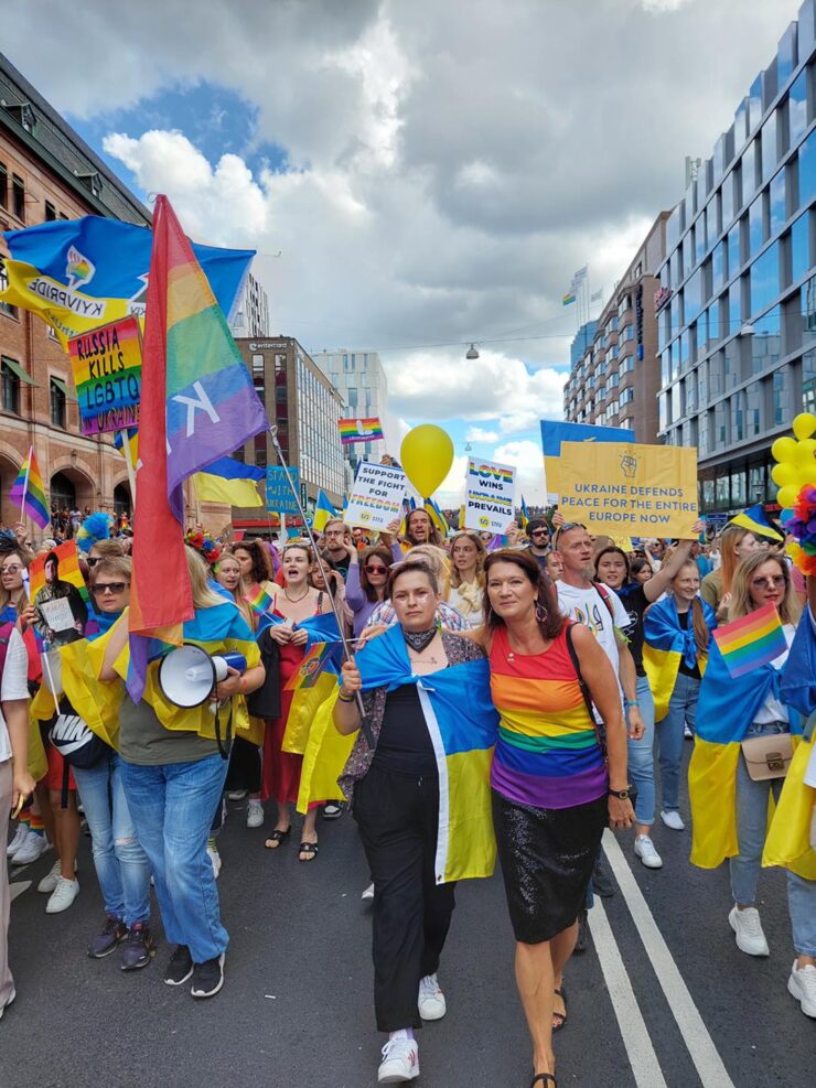 LGBTQ Ukrainians during KyivPride