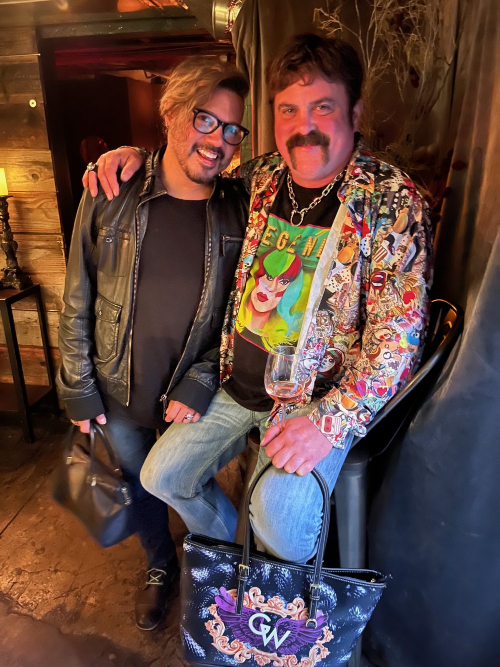 Celso and CJ Knight pose together