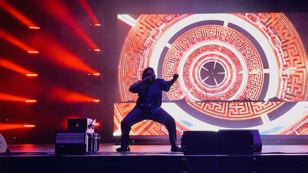 Kaleena Zanders performs onstage at Breakaway Festival