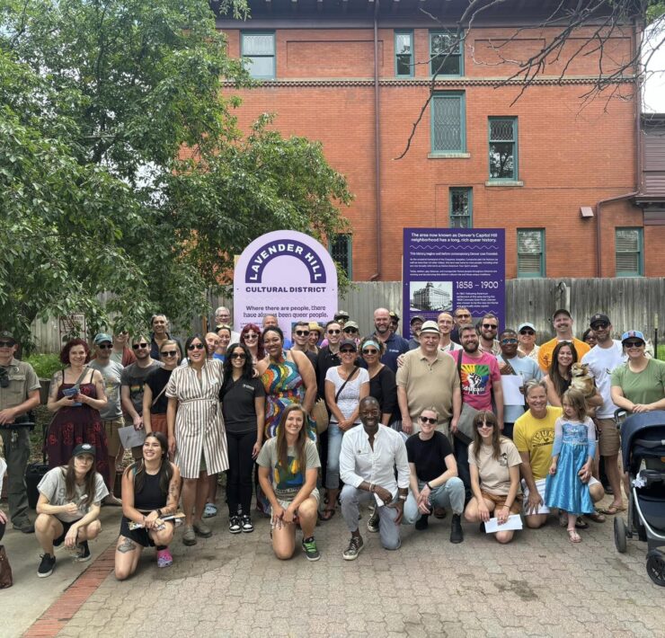 Group photo at Quality Hill Park