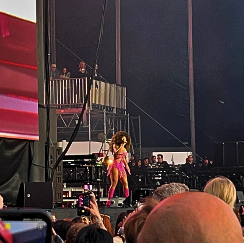 Megan thee Stallion onstage
