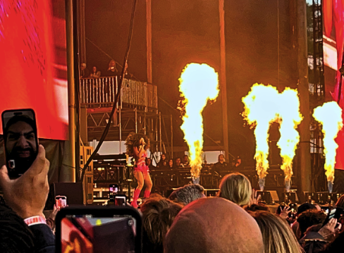 Megan thee Stallion onstage