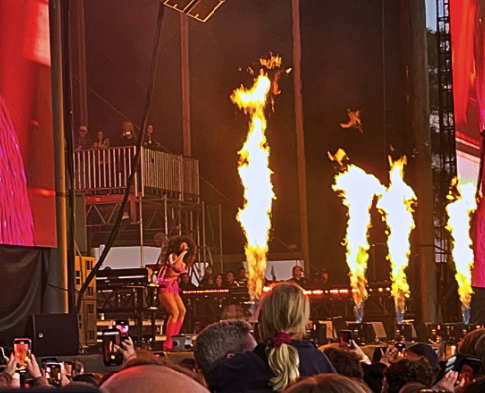 Megan thee Stallion onstage