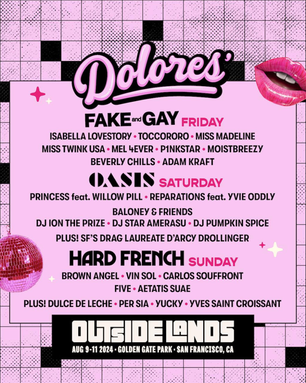 the flyer graphic for the dolores stage