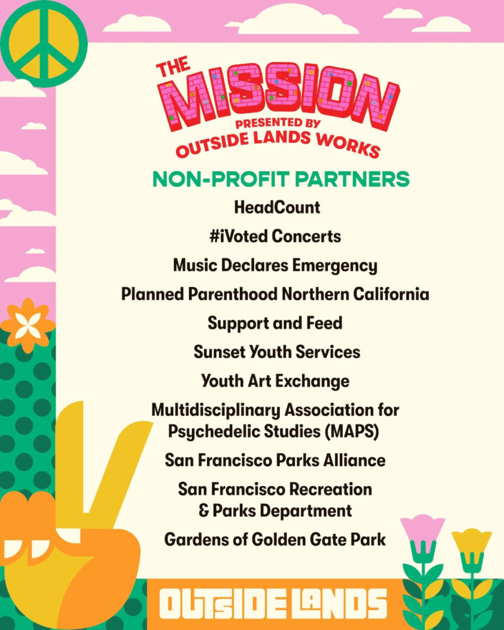 the flyer graphic for the mission non-profit partners