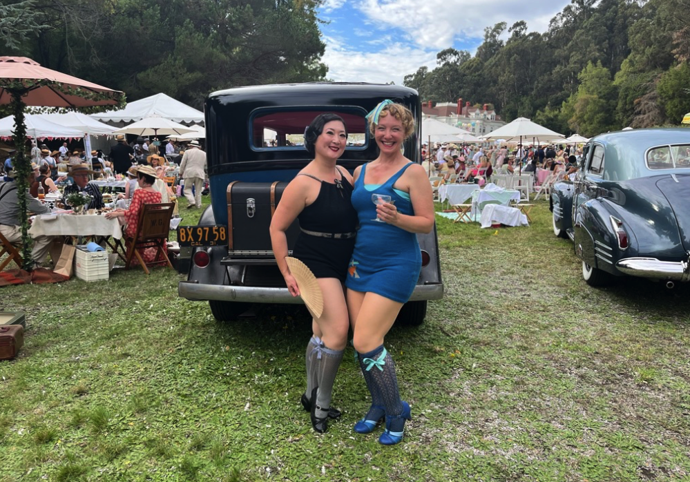 2 of the Deco Belles pose