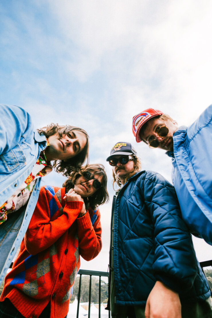 a ground-up shot of the french cassettes