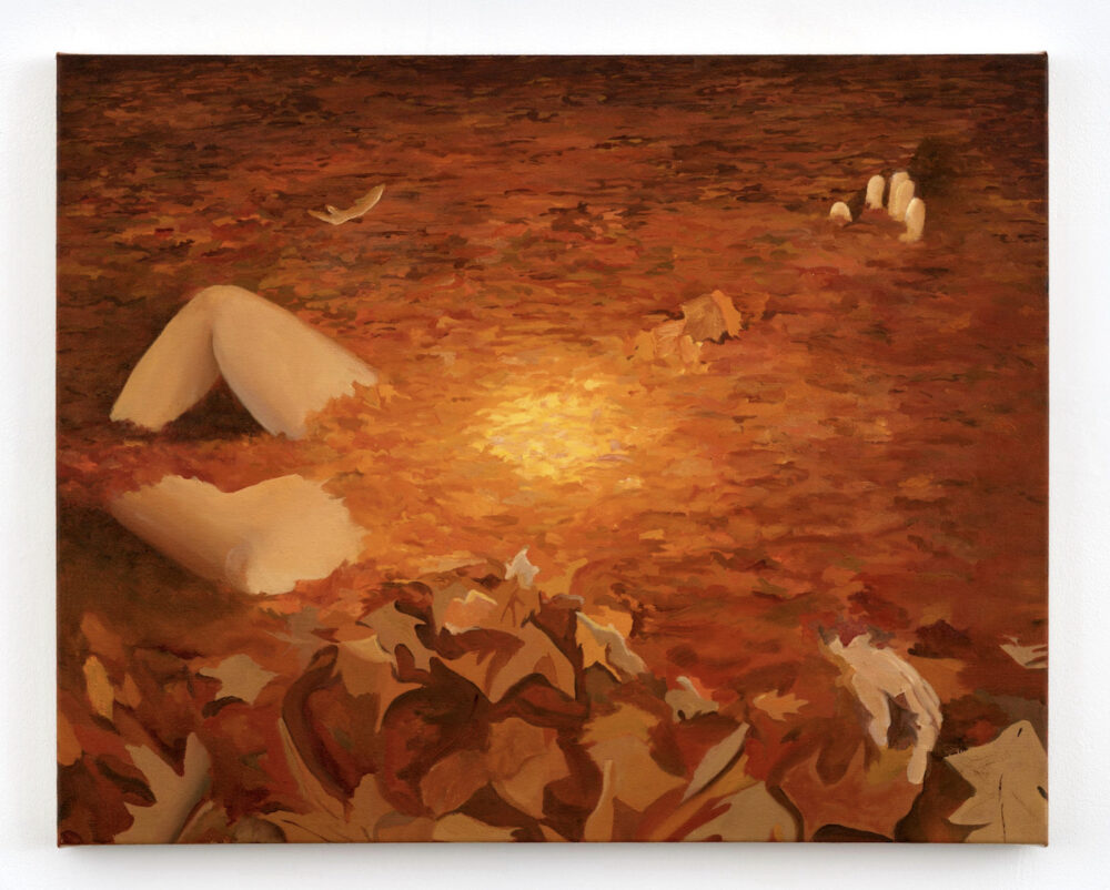 Artwork by Eli Hill titled Heart Glow, 24" x 30" oil on canvas