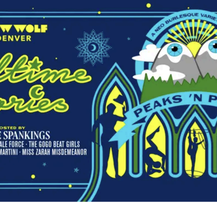 Meow Wolf Dener's November event Bedtime Stories, a neo burlesque variety show