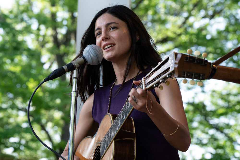 Monica Barbaro as Joan Baez in A Complete Unknown