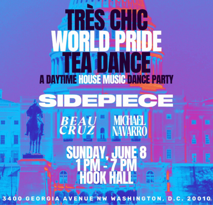 World Pride Tea Dance D.J. Sidepiece