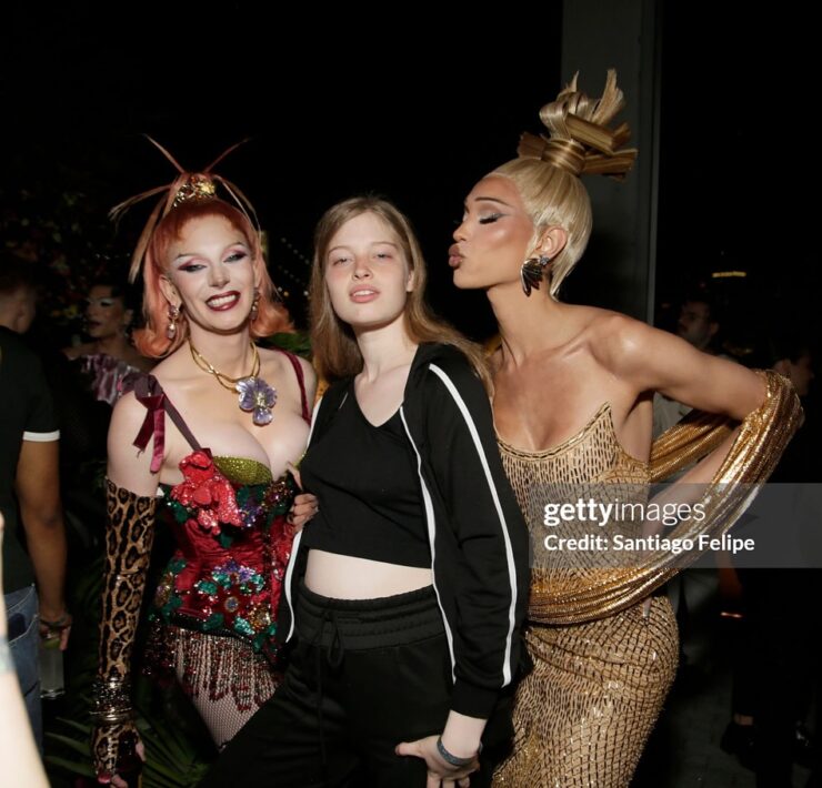 Vivian Wilson and Rupaul Drag Queensa