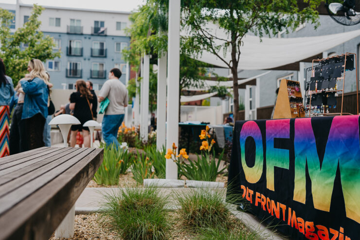 Out Front Magazine Queer Bazaar at Champagne Tiger.