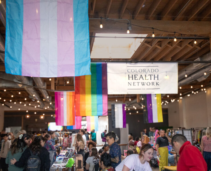 Q Publishing + Colorado Health Network at First Friday Queer Art Market