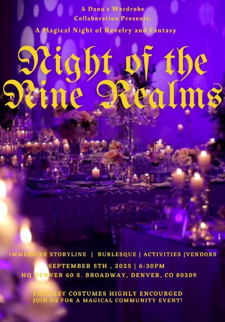 Night of the Nine Realms community event poster!